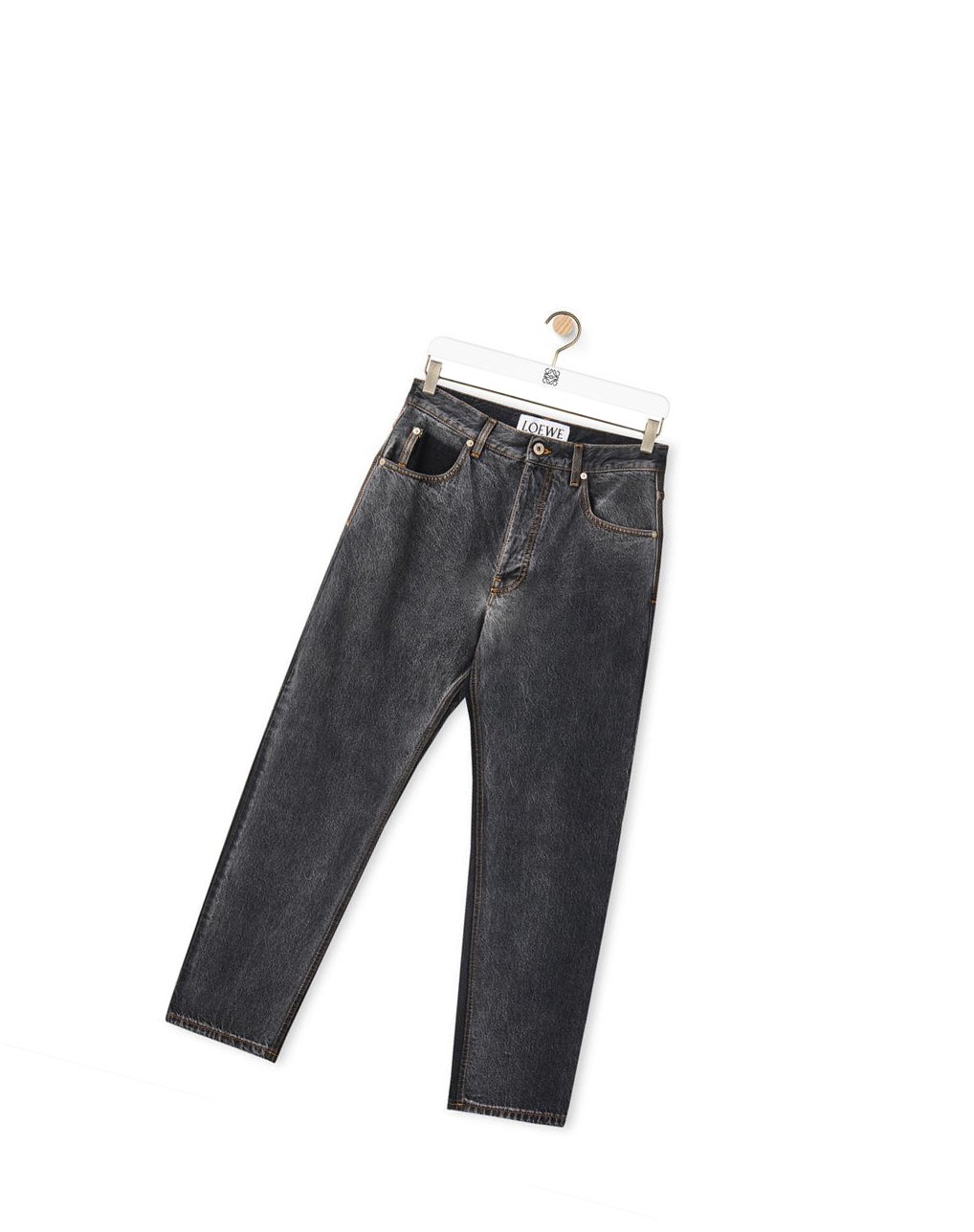 Loewe Trousers in faded denim Noir | 3812KRXWY