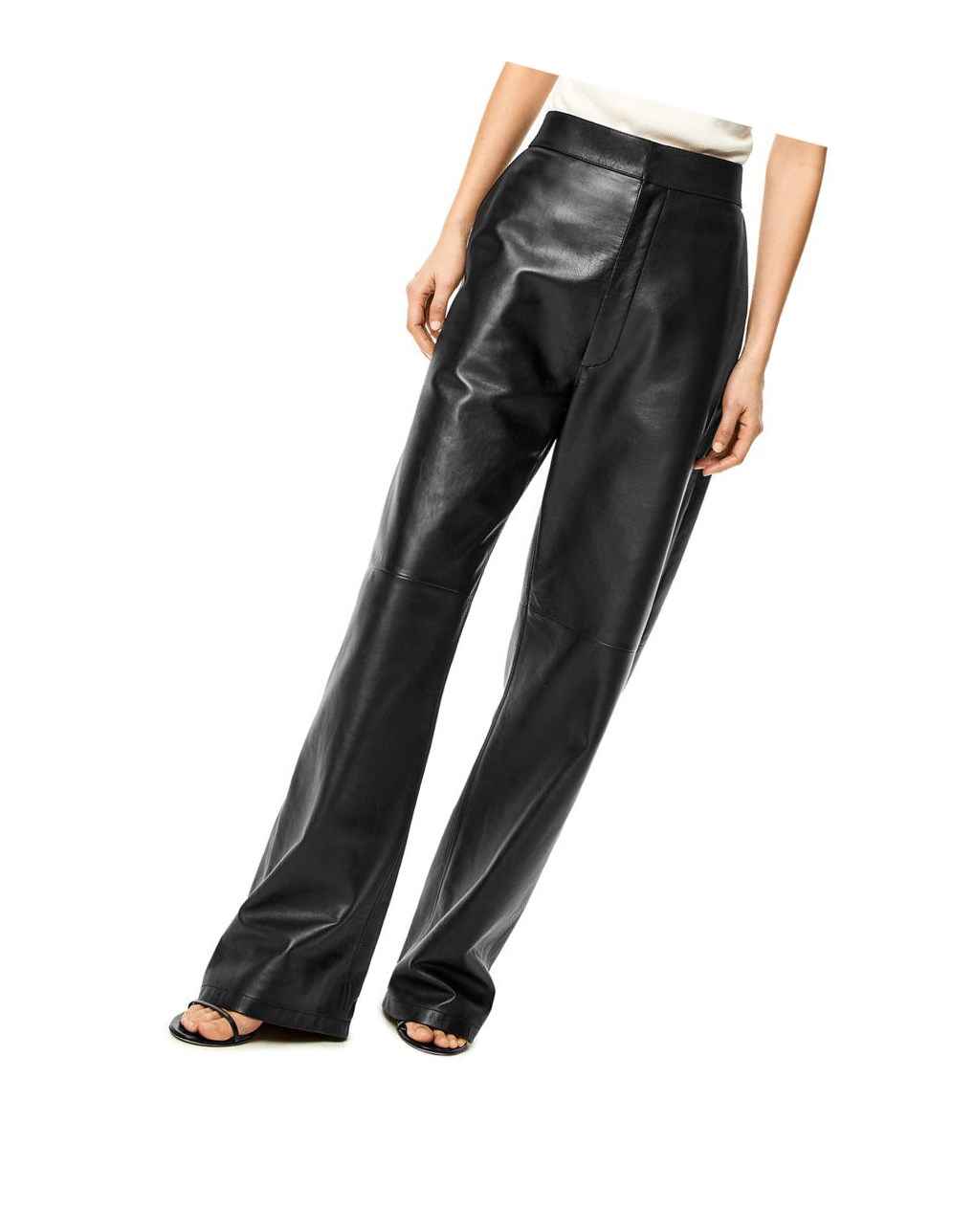 Loewe Trousers in nappa Noir | 5180JIHGB