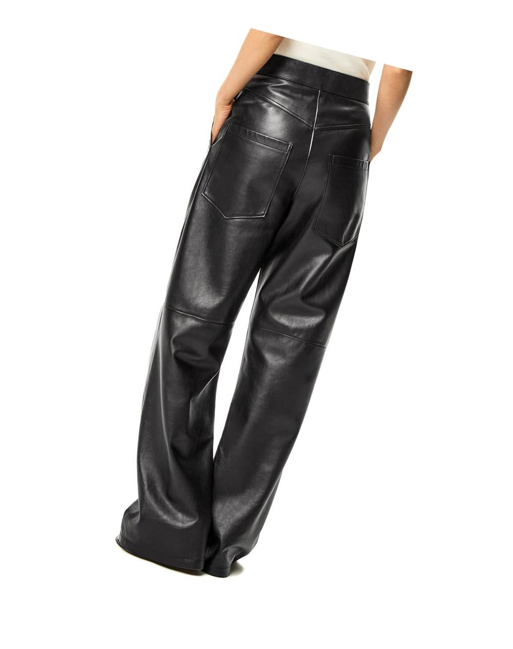 Loewe Trousers in nappa Noir | 5180JIHGB