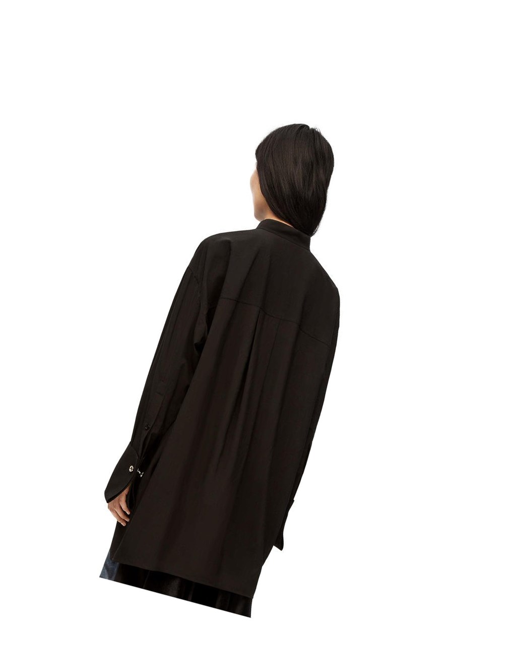 Loewe Tunic shirt in wool Noir | 1386AXYIM