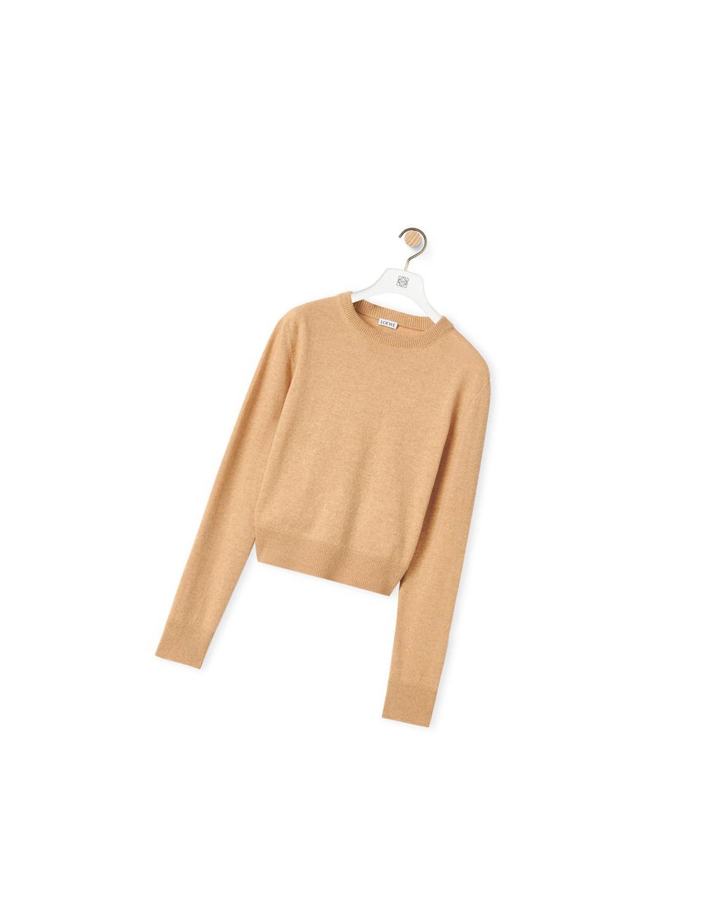 Loewe Twisted sweater in wool Camel | 5063SQTEG