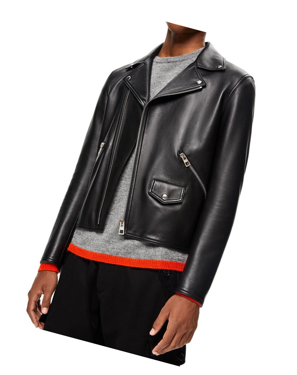 Loewe Vélo jacket in nappa Noir | 5410HLBOJ