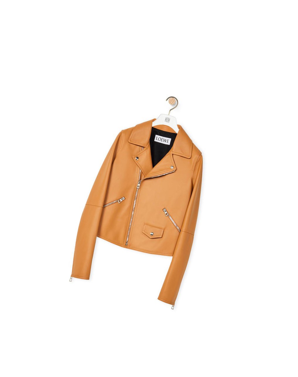 Loewe Vélo jacket in nappa Warm Desert | 2380UYCPR