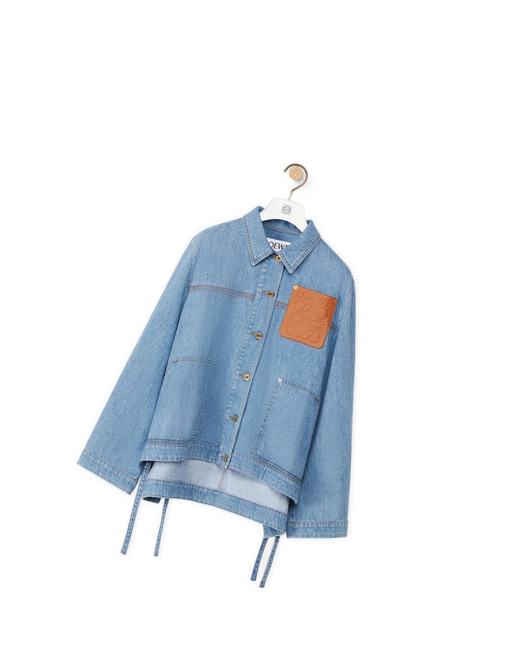 Loewe Workwear jacket in denim Bleu Clair | 2759GOIVQ