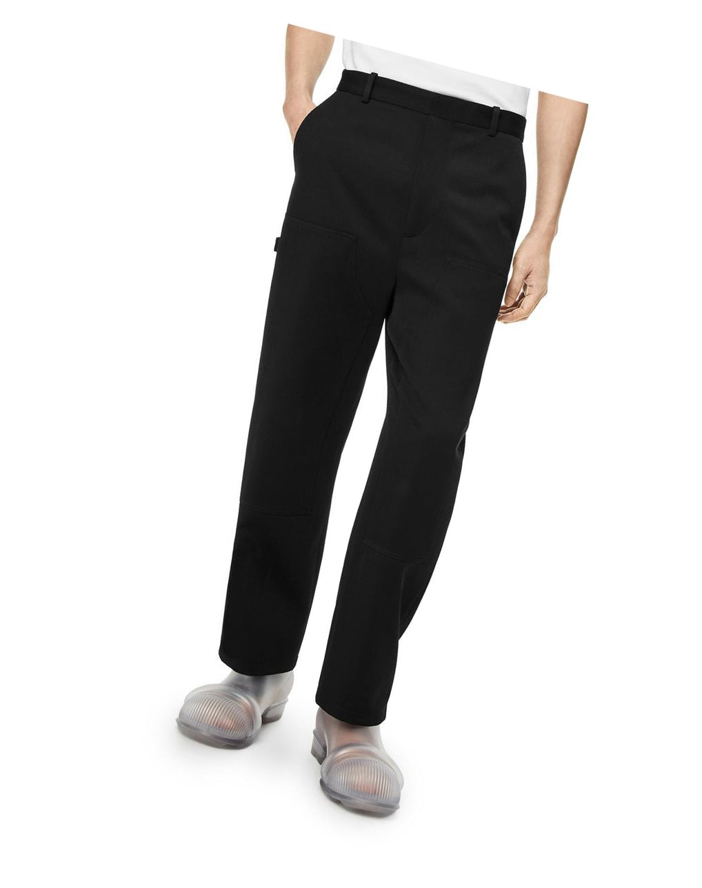 Loewe Workwear trousers in wool Noir | 0628YDCEF