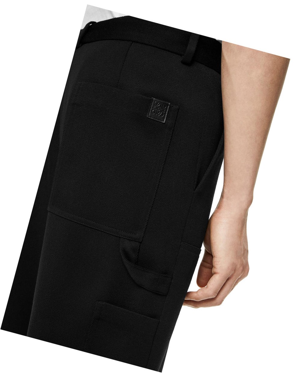 Loewe Workwear trousers in wool Noir | 0628YDCEF