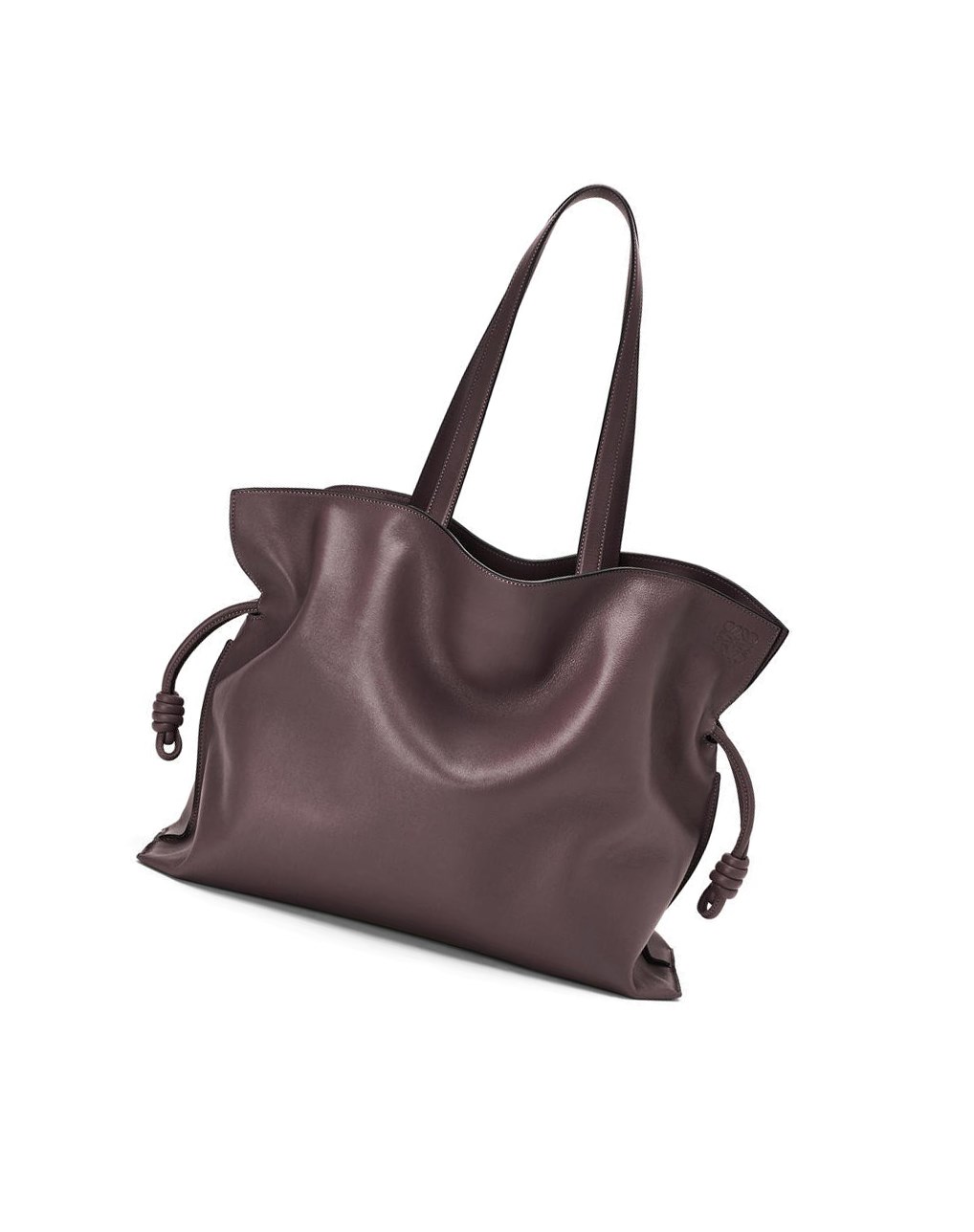 Loewe XL Flamenco bag in nappa calfskin Prune | 5649KBVQX