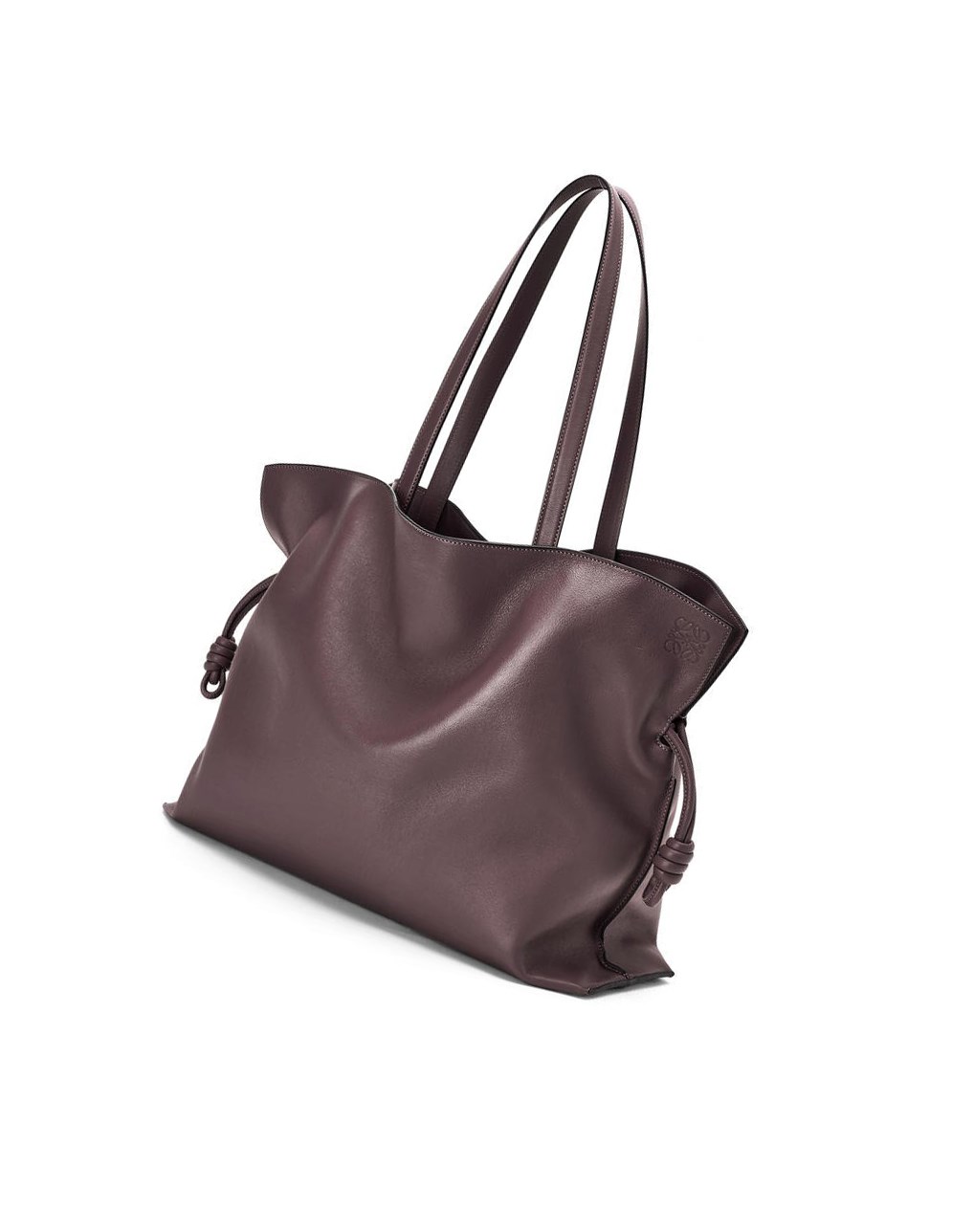 Loewe XL Flamenco bag in nappa calfskin Prune | 5649KBVQX