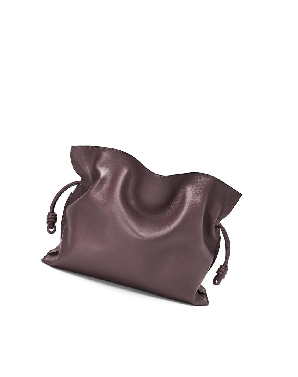 Loewe XL Flamenco bag in nappa calfskin Prune | 8412RVAKI