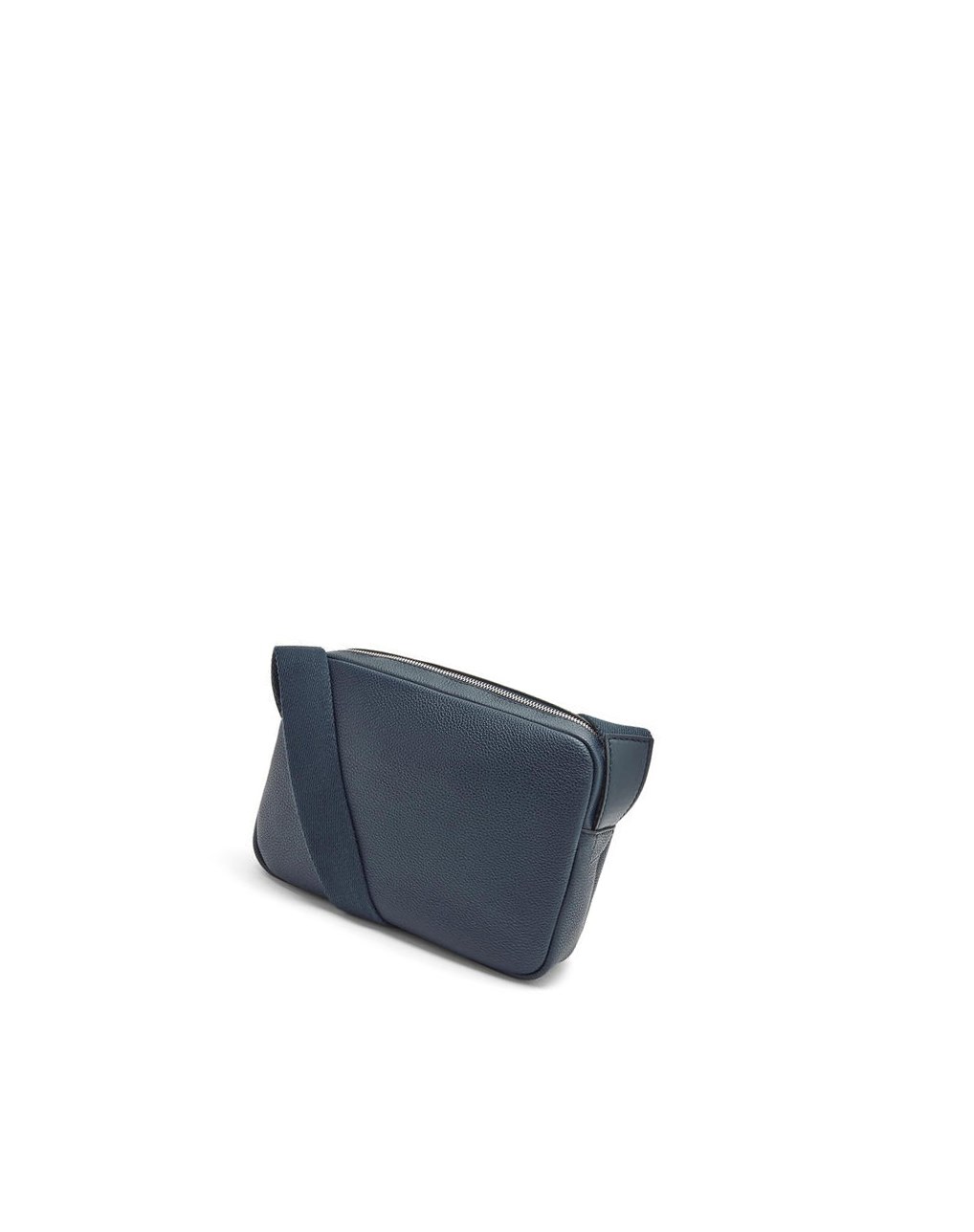 Loewe XS Military messenger bag in soft grained calfskin Ocean | 1764XPGBA