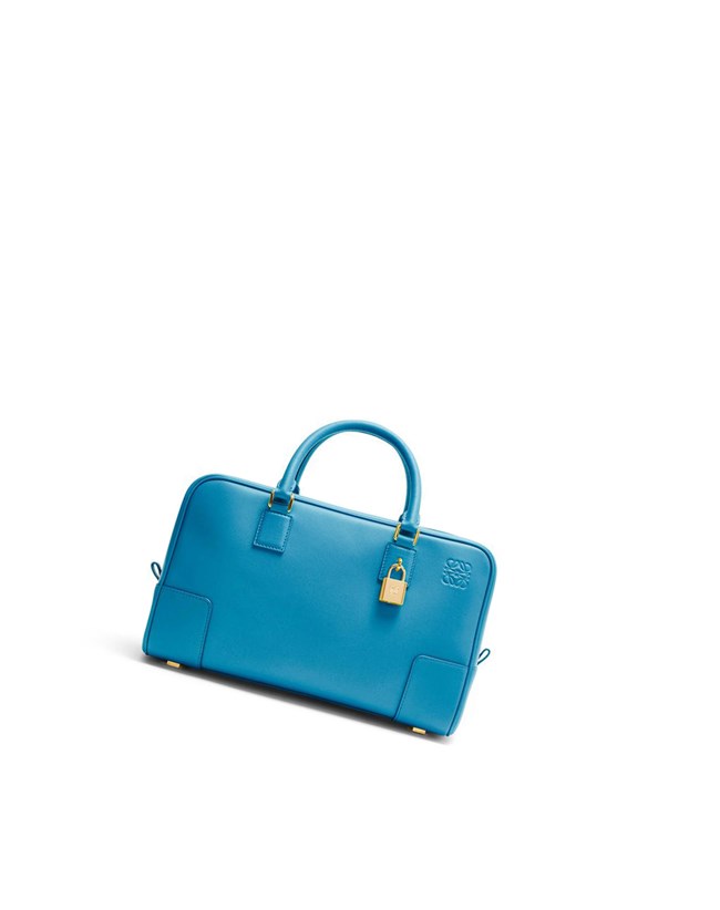 Loewe Amazona 28 bag in nappa calfskin Bleu | 1790CZFBM