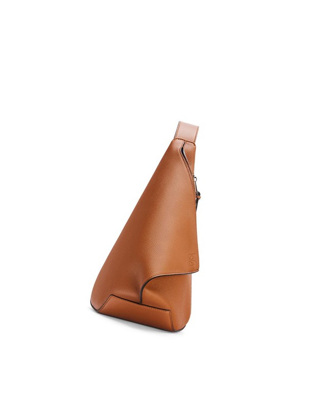 Loewe Anton sling in soft grained calfskin Tan | 8592EWYFR