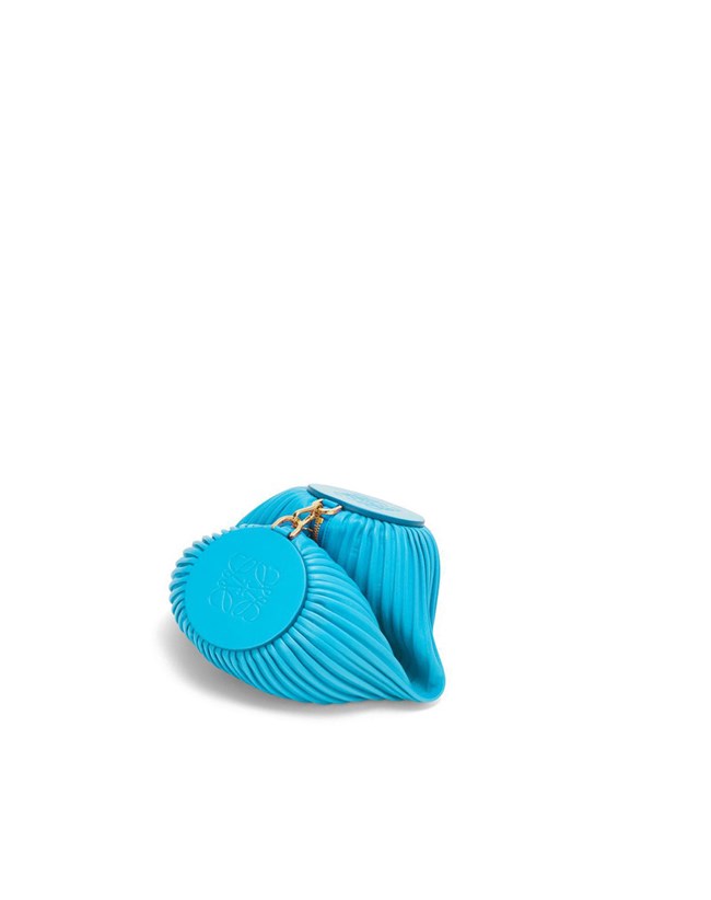 Loewe Bracelet pouch in nappa calfskin Cyan | 9248IWLXM