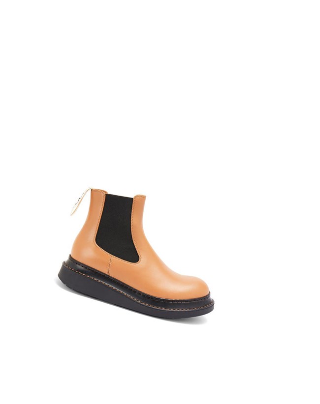 Loewe Chelsea boot in calfskin Desert | 4961UEBKF