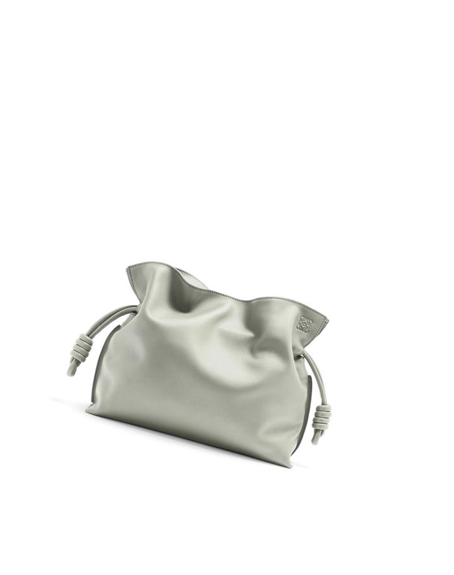 Loewe Flamenco clutch in nappa calfskin Grise | 5620KRUCM