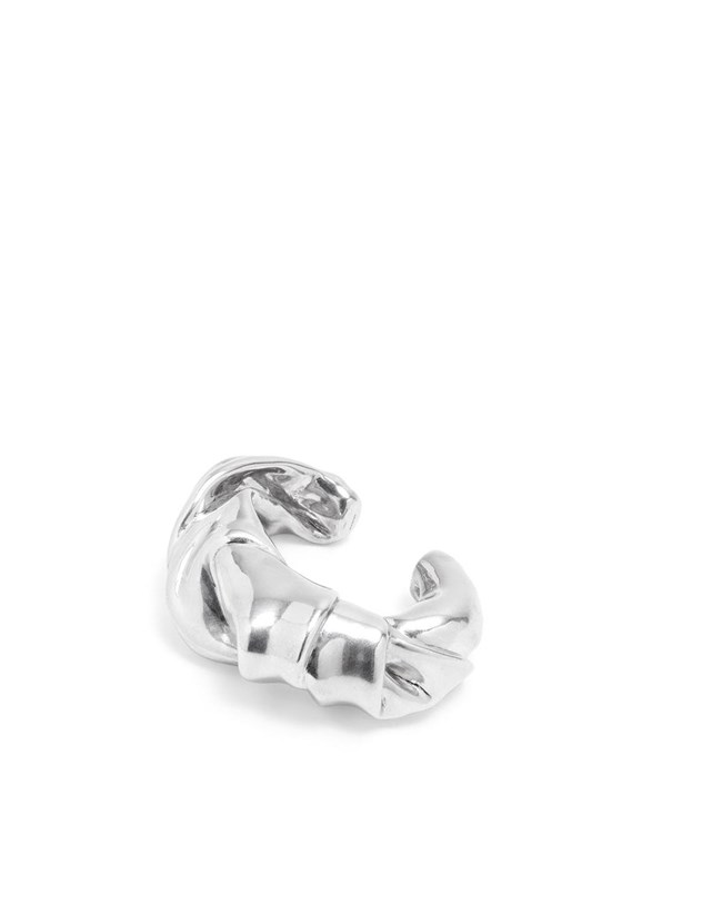 Loewe Large nappa twist cuff in sterling silver Argent | 4078JRWXV