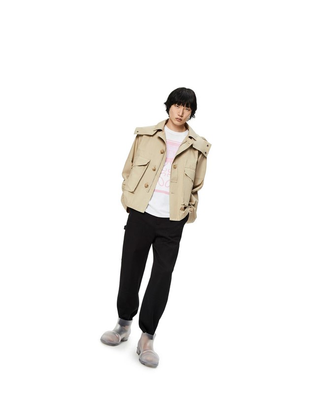 Loewe Parachute jacket in cotton Grise | 5031DKGUI