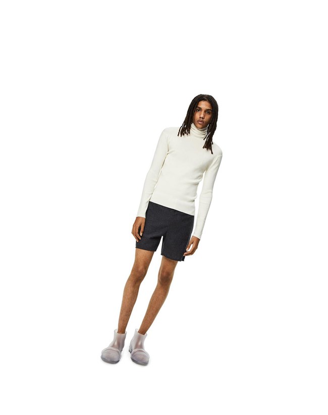 Loewe Shorts in wool Anthracite | 7613VMDAB