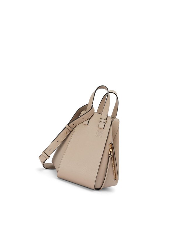 Loewe Small Hammock bag in pebble grain calfskin Sable | 8037ELBZD