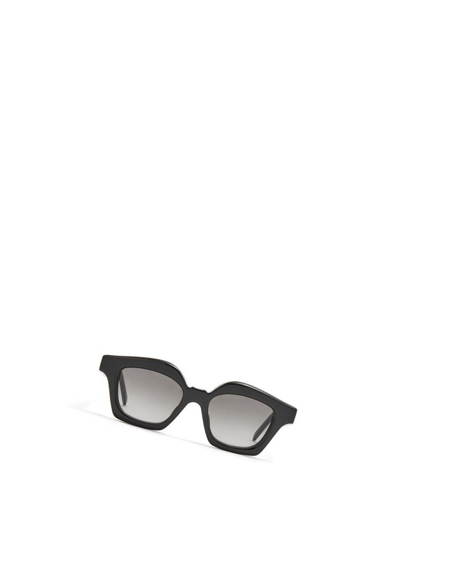 Loewe Small browline sunglasses in acetate Noir | 2596KHYCI